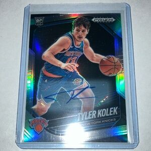 Tyler Kolek New York Knicks Trading Card